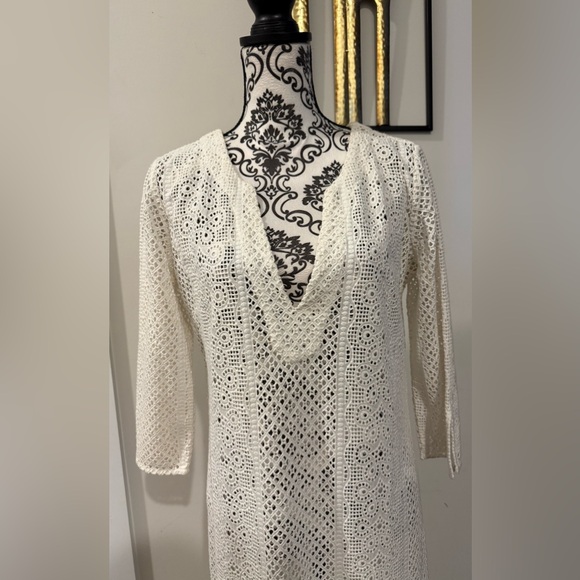 Lilly Pulitzer Long Lace Maxi Dress/Coverup - Picture 2 of 9